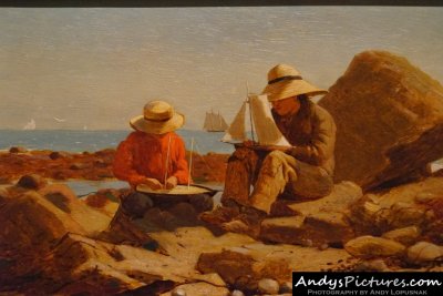 The Boat Builders by Winslow Homer