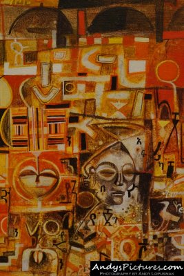 Inside the Museum of African Art by Wosene Kosrof