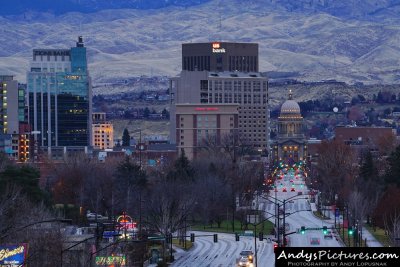 Downtown Boise from the Train Depot