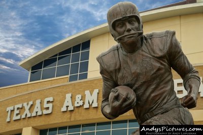 John David Crow statue at Kyle Field - College Station, TX