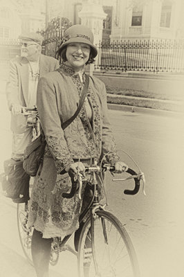 Tweed Ride Girl 