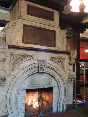 Fireplace at Crescent Hotel - Danny Slayton