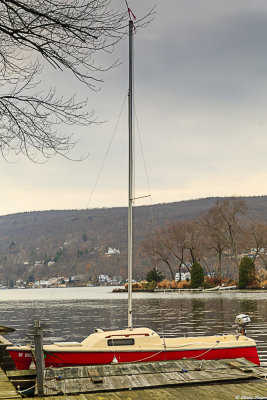 Sailboat at Greenwood Lake
