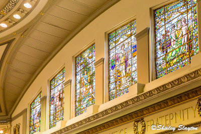 Stained Glass From Gallery Area