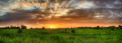 June 2016 - Sunrise/Sunset - Sunset Over The Meadow - Terri Morris