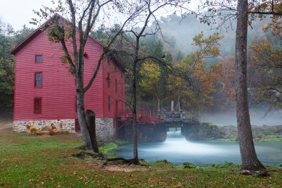 Misty Morning at the Mill