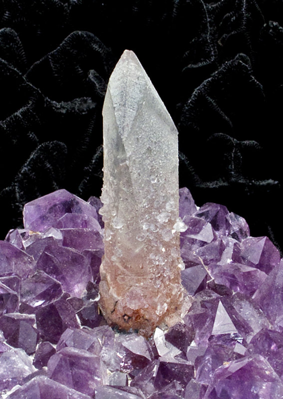 Calcite with Amethyst - 1
