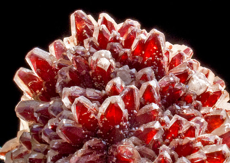 Hematite Coated Calcite