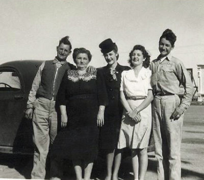 Granpa, Mama, Mom, Aunt Ruth, Uncle R.G.