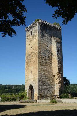 Tower at Chateau Roquetaillade, Cadillac