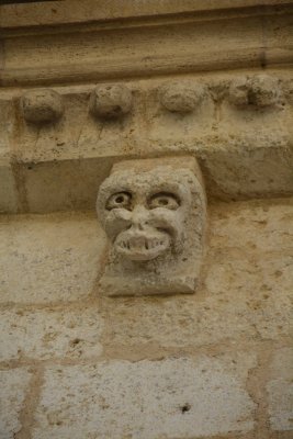 Ancient sock monkey, Eglise Collegiale, St Emilion