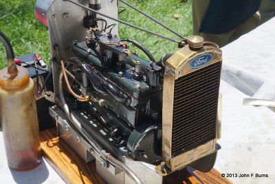 Miniature Model A Ford Engine