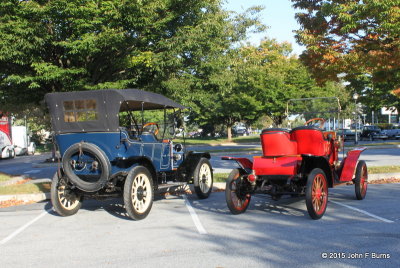 1913 Overland Model 69 Five-Passenger Touring & 1910 Maxwell Model Q Runabout