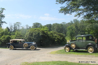 1931 Packard Deluxe Eight 840 Sport Phaeton & 1931 Ford Model A Coupe