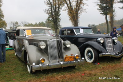 1936 Packard Phaeton & 1935 Auburn Convertible Sedan