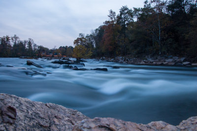 long exposure of the river