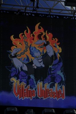 Villains Unleashed Monitor - couldn't get close to the stage because of the crowd