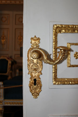 One of many ornate doorknobs that I photographed in the Hermitage - a fascinating collection