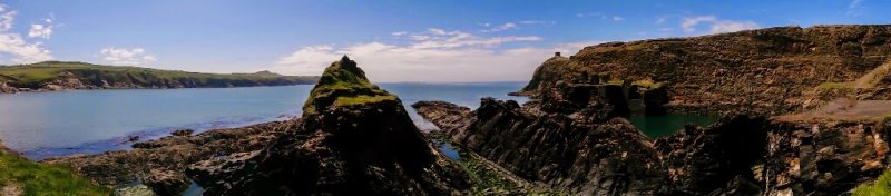 Blue Lagoon At Aberreidy, Pembrokeshire