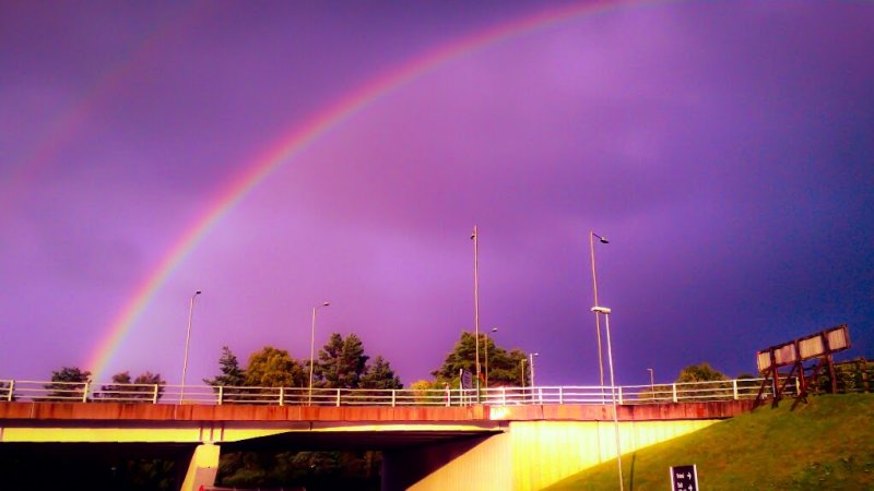 Double Rainbow In the Valley