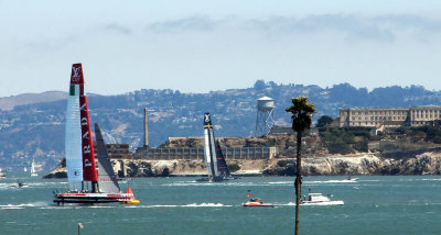 America's Cup Trial Runs