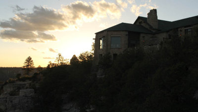 Grand Canyon Lodge at Sunset