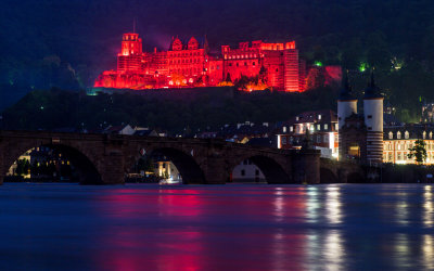 Heidelberg Flooding and Fireworks