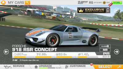 Porsche 918 RSR Concept