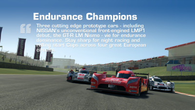 The 3 endurance cars