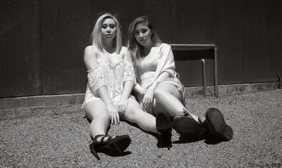 Chelsea and Tiana's 1st shoot together in infrared