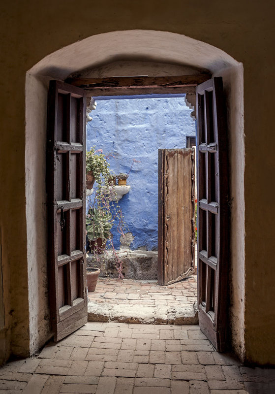 Monastery Doorway<br>RosemaryRatcliff<br>CAPA Fall 2014<br>Fine Art - Points: 22
