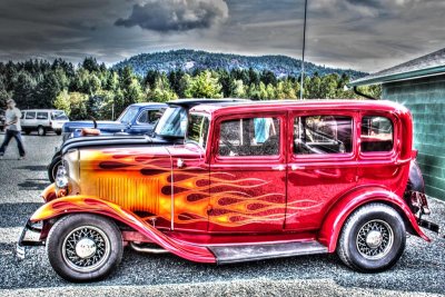 Model A Ford at Rockabilly Show