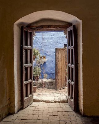 Rosemary Ratcliff<br>2015 Jan London Drugs<br>Theme: Doors<br>Monastery Doorway