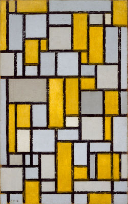 1918 - Composition with Grid #1