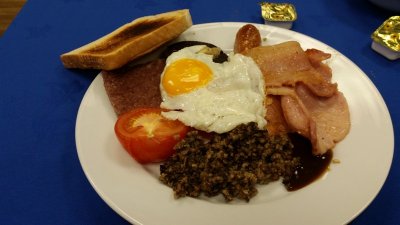 Scottish Brekkie - incl Haggis and Scottish Sausage meat