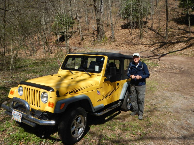Dad and his Jeep