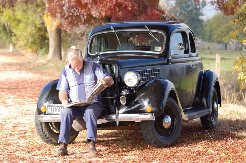 Husbands 1935 Ford Coupe - different to the one Vern showed us..