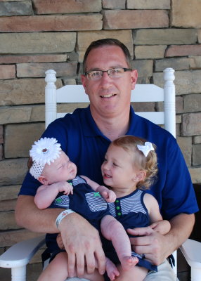 Adam and his girls