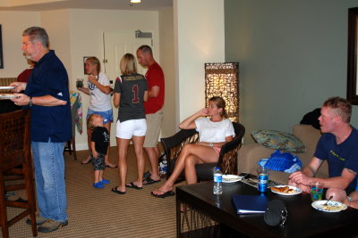 dinner time in one of our suites