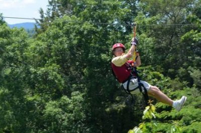 Mike zipping