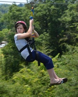 Paige zip lining