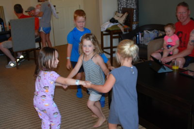 girls playing
