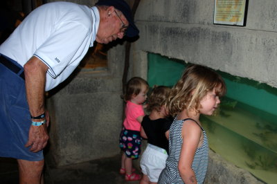 Great-grandpa with the girls