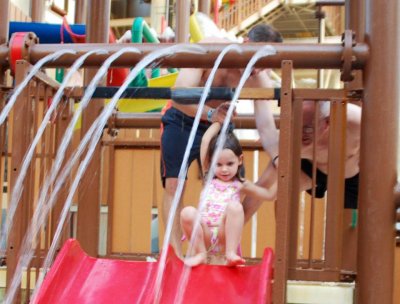 Addy on the slide