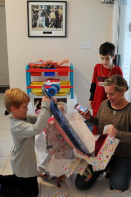 The Webbs came to visit and celebrate Maddox's 7th birthday