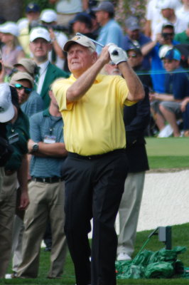 The Golden Bear had a hole in one