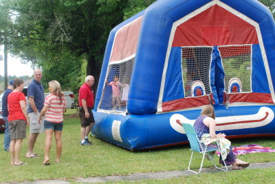 Becca had a jump house for her party