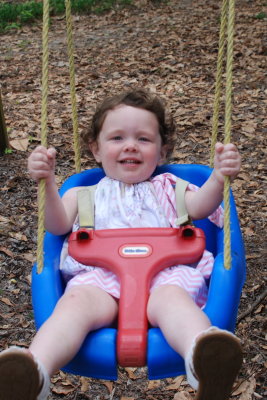 Becca swinging