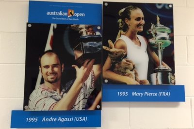 Agassi and Pierce 1995