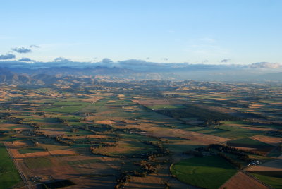 We could literally see both the east and west coasts of the South Island